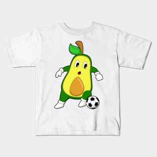 Avocado Soccer Soccer player Kids T-Shirt